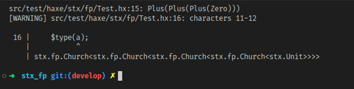 typesystem counting trace