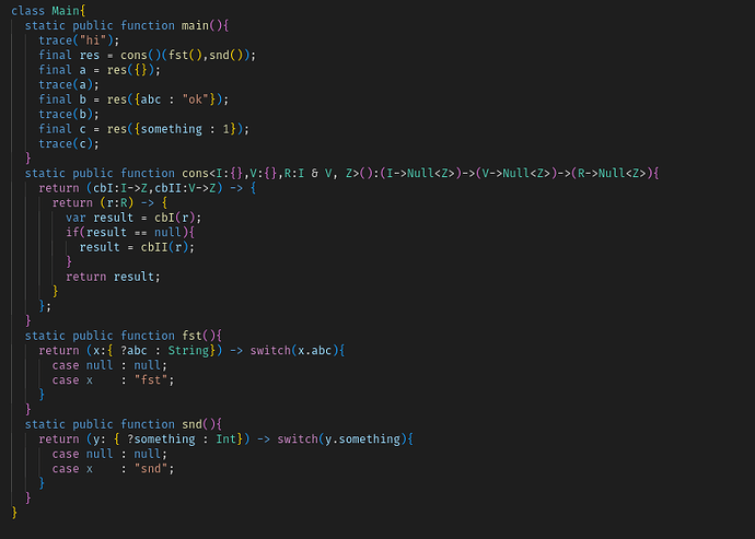 discriminating structural types